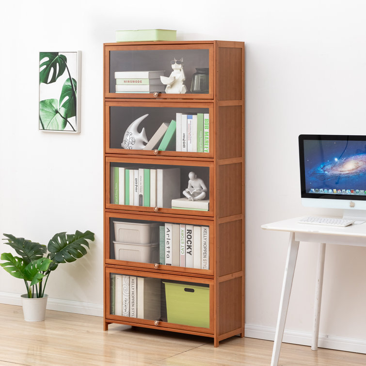 Small online bamboo bookshelf
